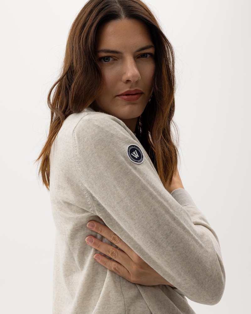 Nelly Crew WP Nelly Crew WP Light Grey Mel.