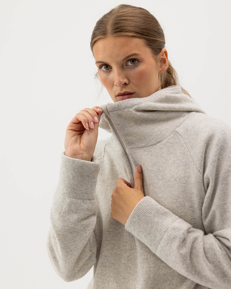 Nilla Hood WP Nilla Hood WP Light Grey Mel.