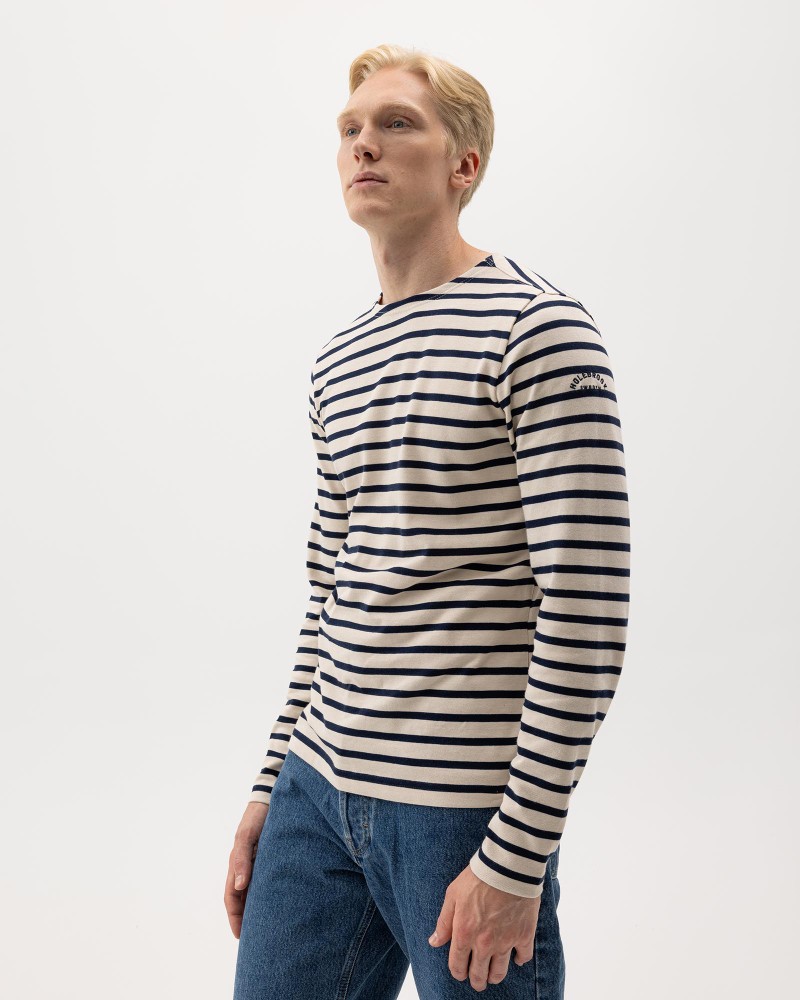 Oliver Boatneck Ecru/Navy