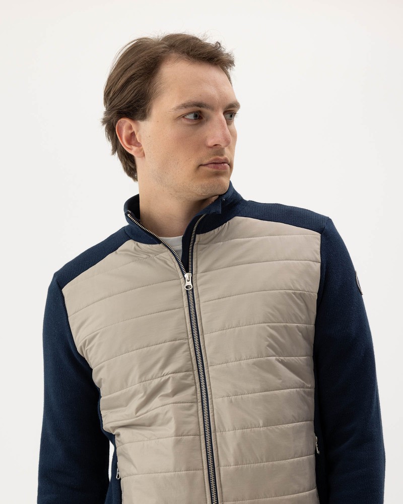 Peder Fullzip WP Navy/Khaki