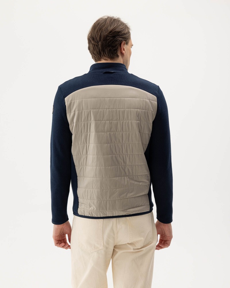 Peder Fullzip WP Navy/Khaki