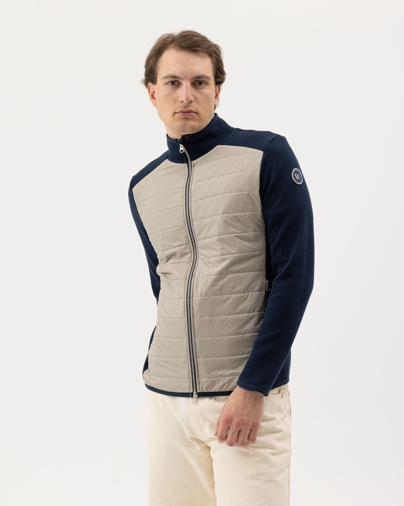Peder Fullzip WP Navy/Khaki