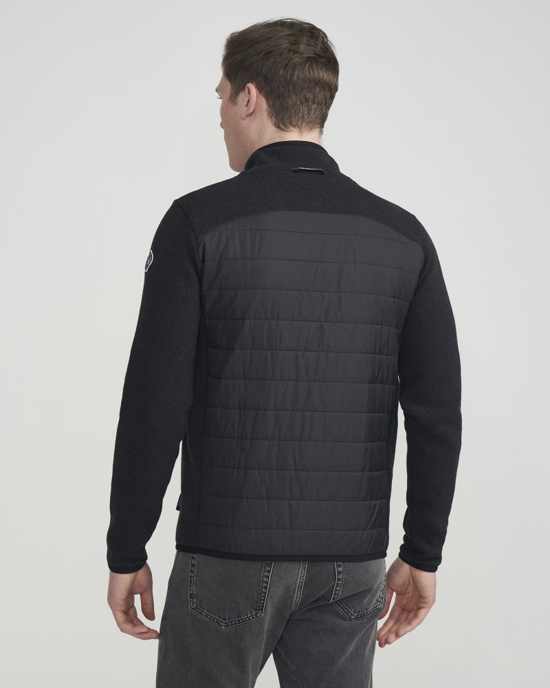 Peder Fullzip WP Black Mel.