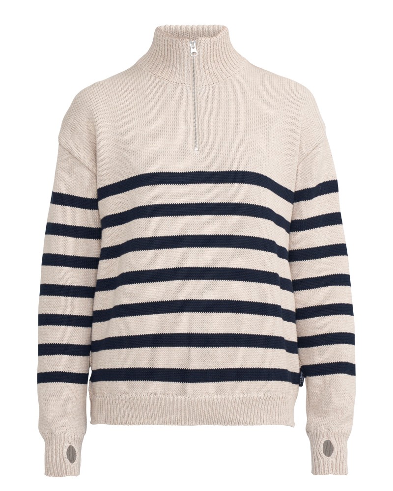 Regina T-neck WP Khaki/Navy