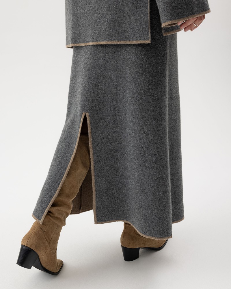 Sally Skirt Dark Grey Mel.