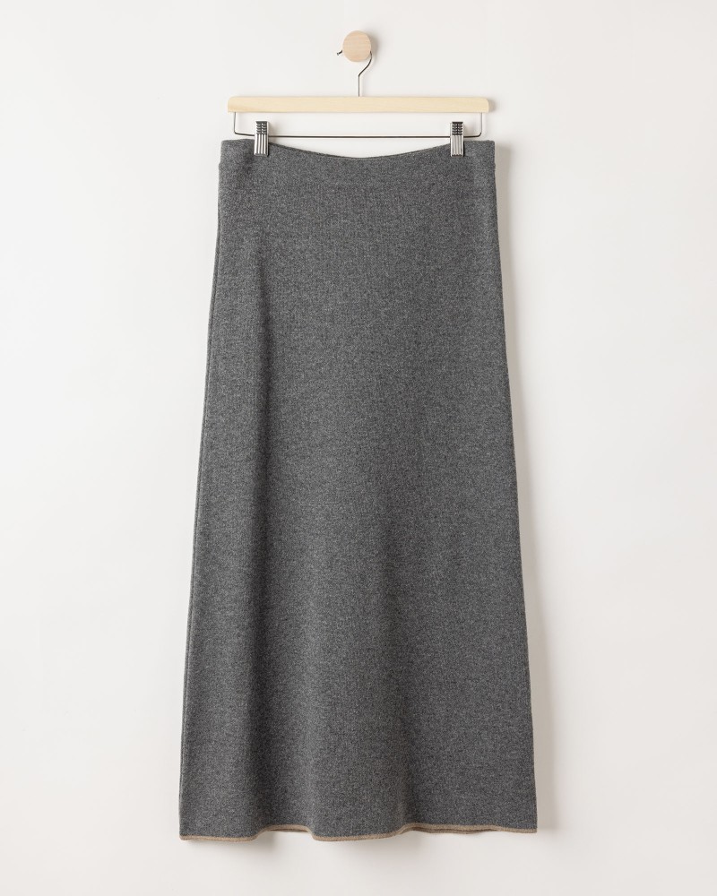 Sally Skirt Dark Grey Mel.