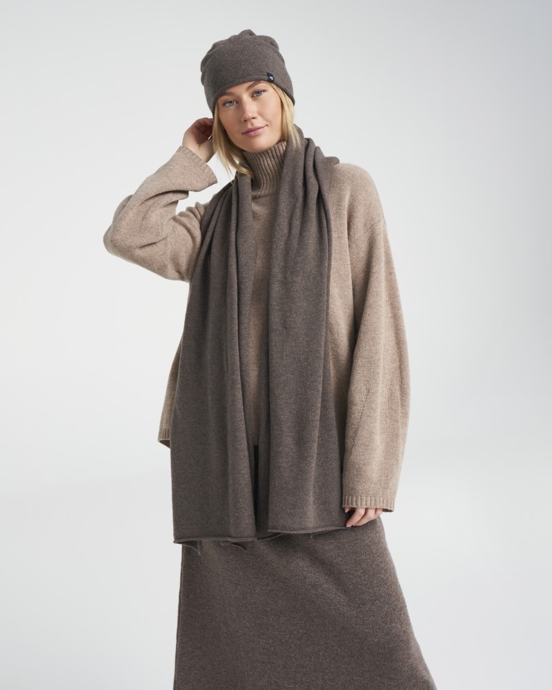 Smögen Scarf Dark Taupe
