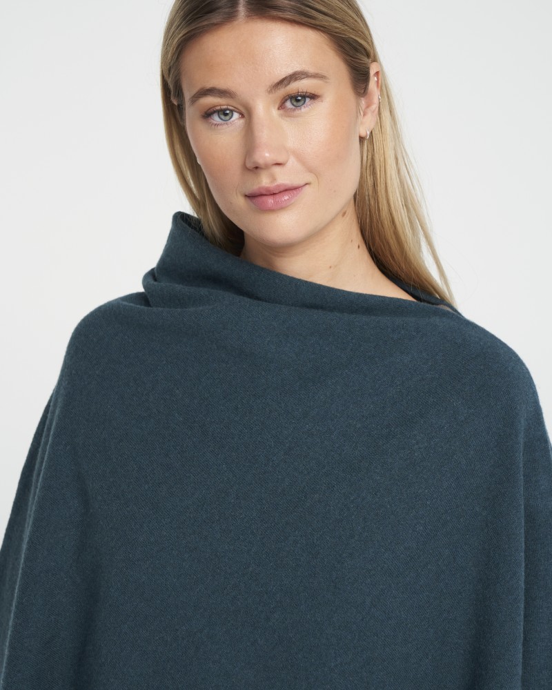 Sofie Poncho Deep Pond