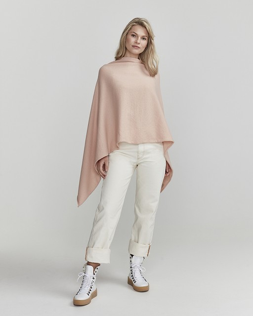 Sofie Poncho Cream Pink