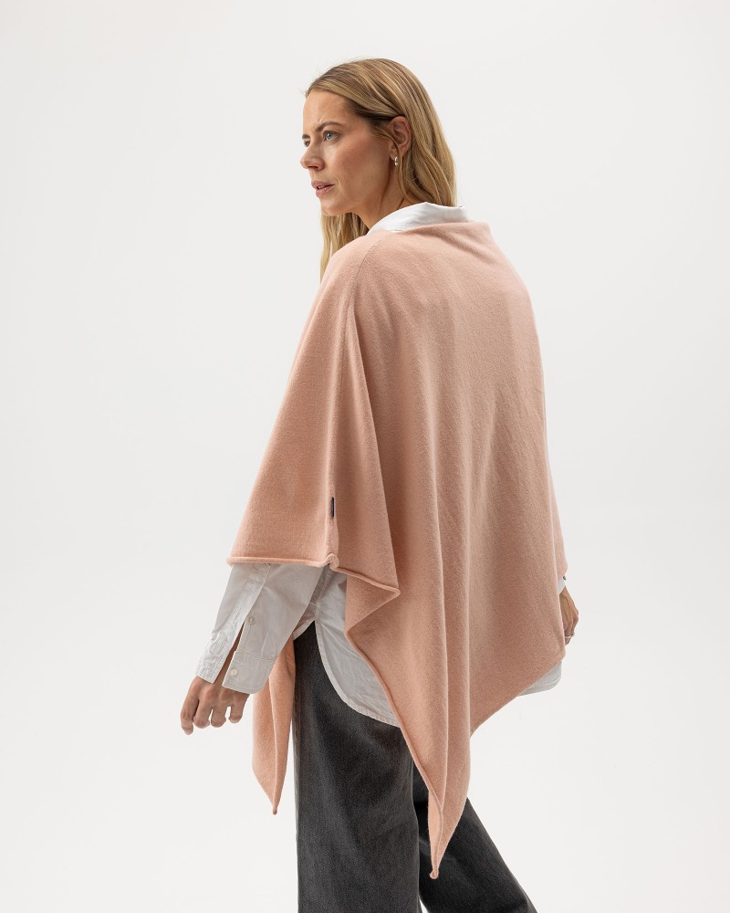 Sofie Poncho Cream Pink