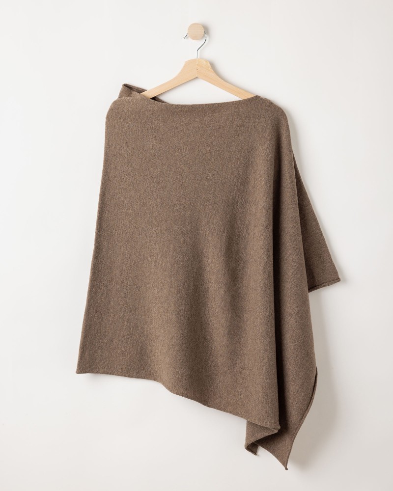 Sofie Poncho Oak Mel.