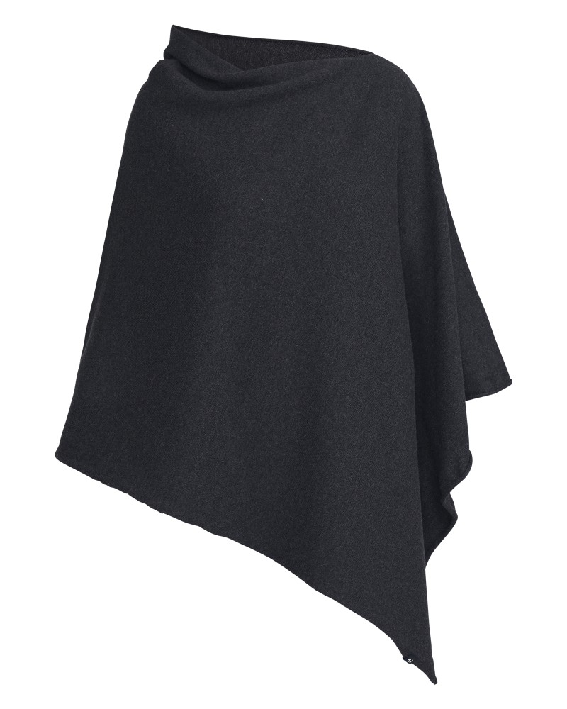 Sofie Poncho Black Mel.