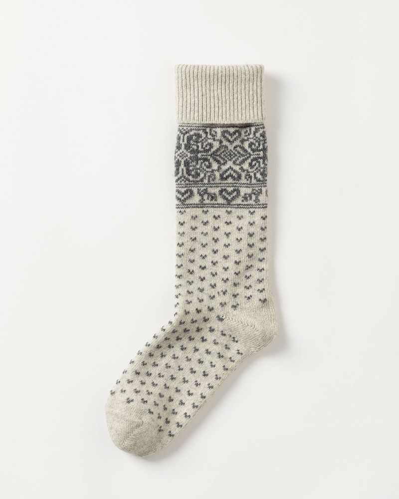 Sundborn Raggsocka Off White Mel.