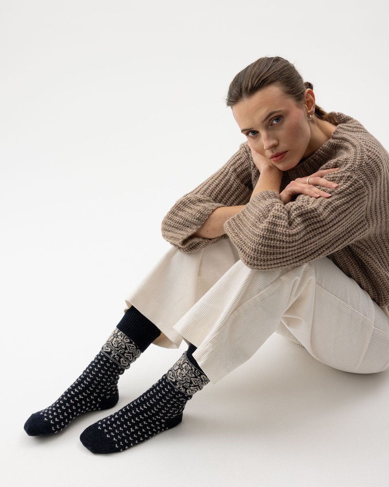 Sundborn Raggsocka Navy