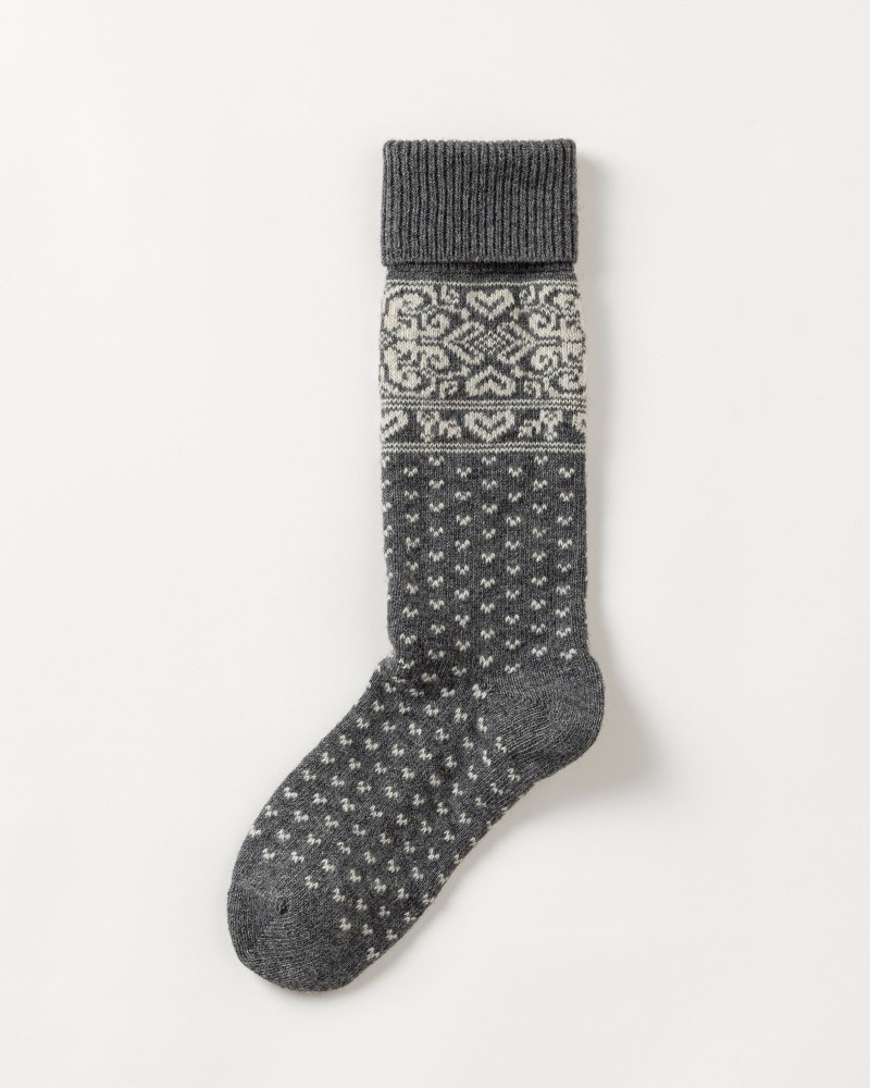 Sundborn Raggsocka Dark Grey Mel.