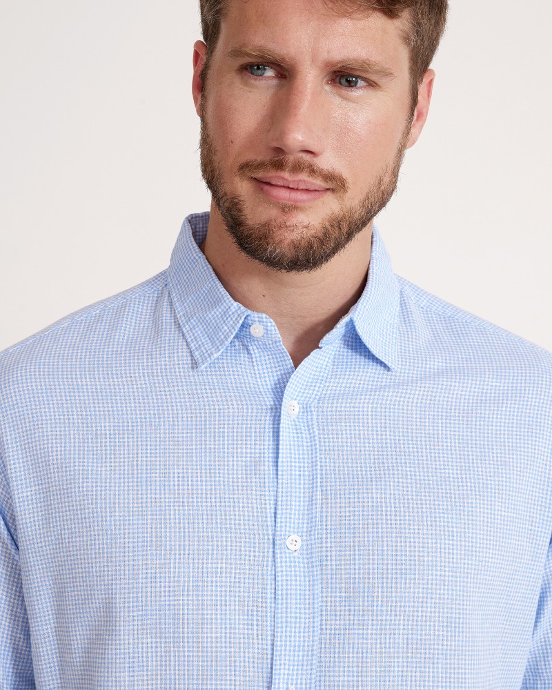 Ted Shirt Light Blue/White