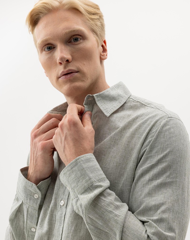 Ted Shirt Urban Green/White