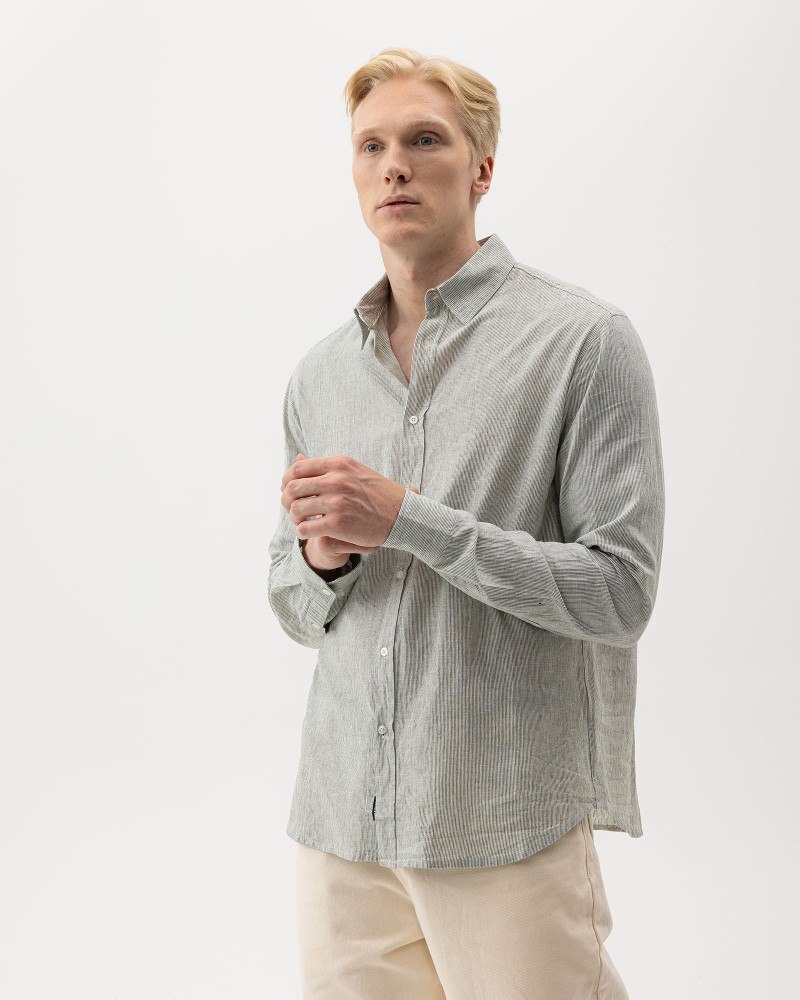 Ted Shirt Urban Green/White