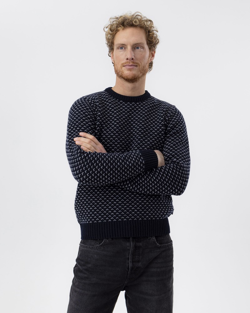 Torsten Crew Navy /Marble Grey