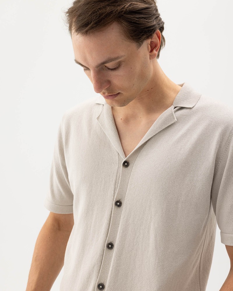 Vincent Shirt Marble Grey