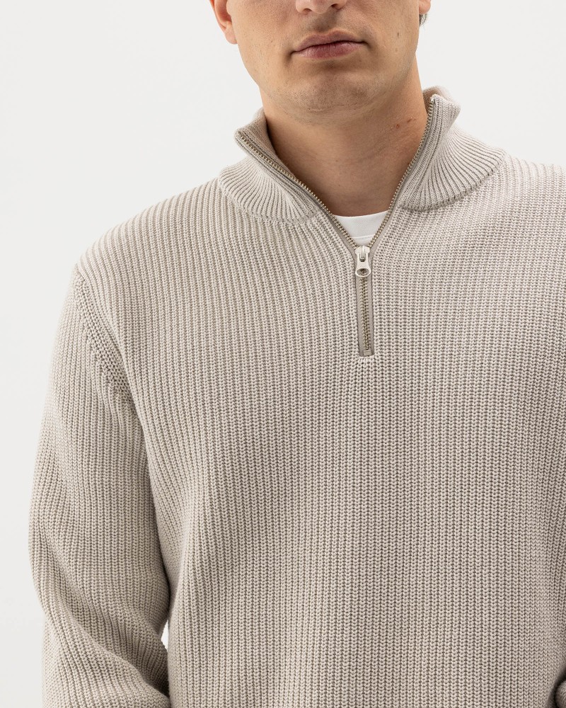 Vincent T-neck Marble Grey