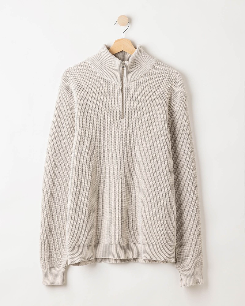 Vincent T-neck Marble Grey