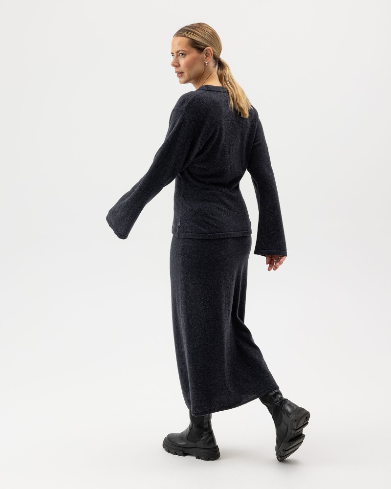 Wendela Skirt Black Mel.