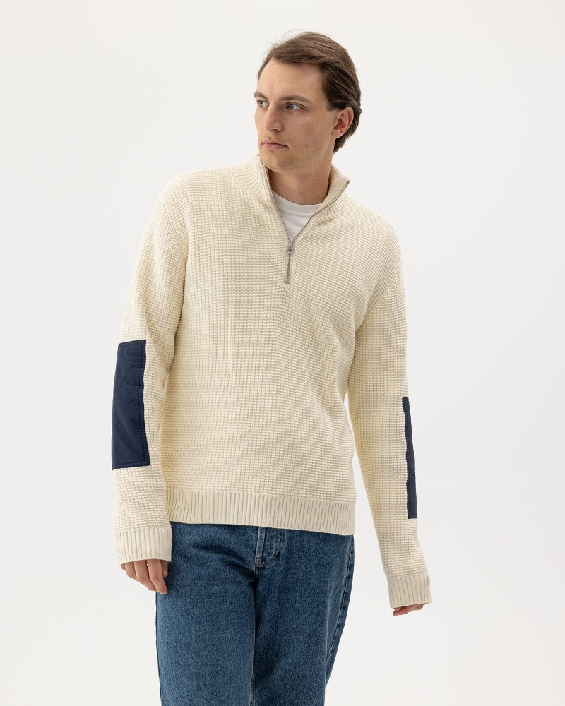 Wilgot T-neck WP Off White/Navy