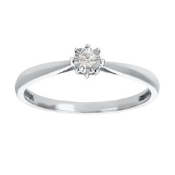 Diamantring i 18K guld Diamantring i 18K guld