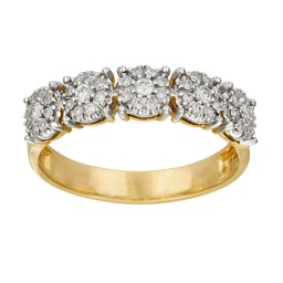 Diamantring i 18K guld Diamantring i 18K guld