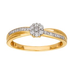 Diamantring i 18K guld Diamantring i 18K guld