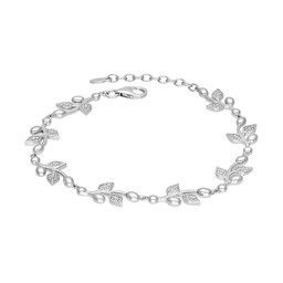 Armband i äkta silver med kubisk zirkonia