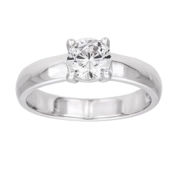 Ring i äkta silver med en kubisk zirkonia Ring i äkta silver med en kubisk zirkonia