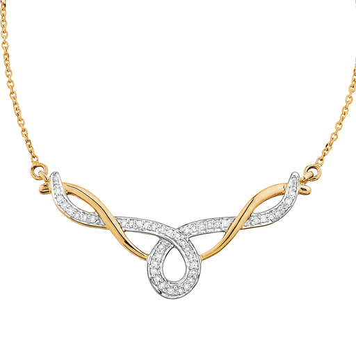 Diamanthalsband i 18K guld