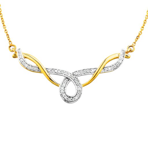 Diamanthalsband i 18K guld
