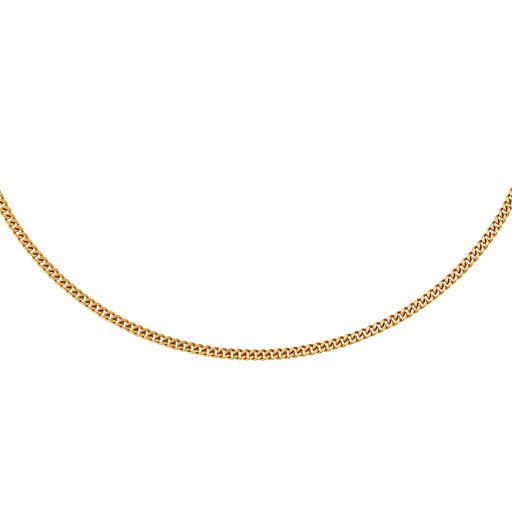 Kedja i 18K guld 50 cm