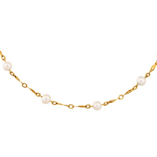 Halsband i 18K guld 45cm