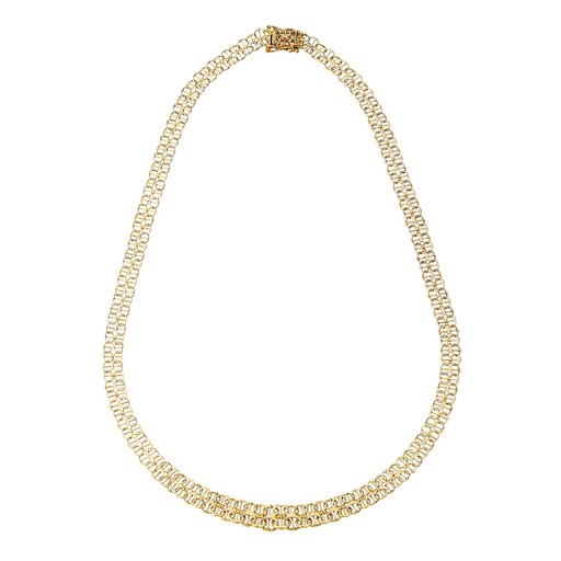 Halsband i 18K guld 42cm