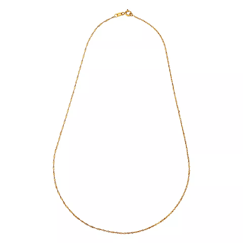 Kedja i 9K guld 45 cm