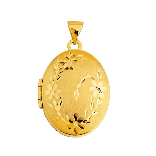 Medaljong i 18K guld