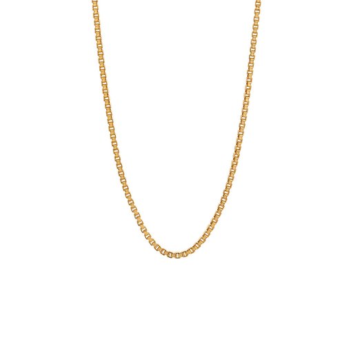 Förgylld kedja 80 cm