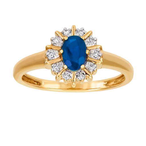 Diamantring i 18K guld
