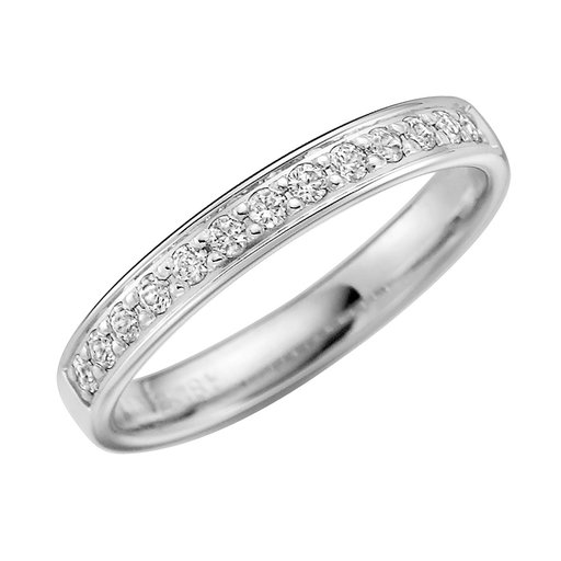 Diamantring i 18K guld