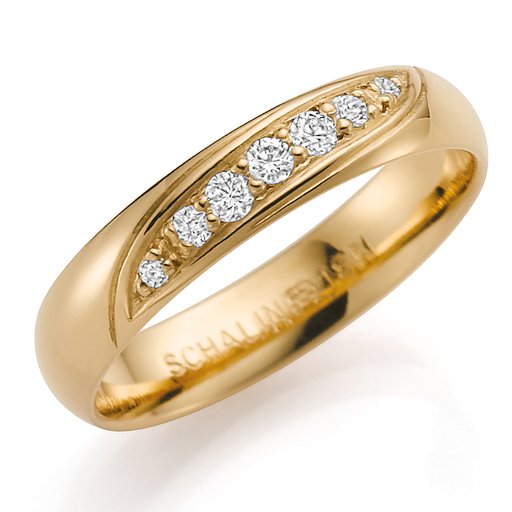 Diamantring i 18K guld