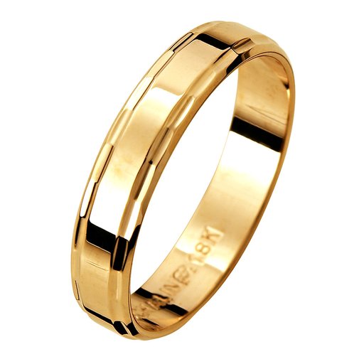Förlovningsring i 18K guld 4mm