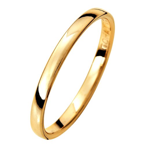 Förlovningsring i 18K guld 2mm