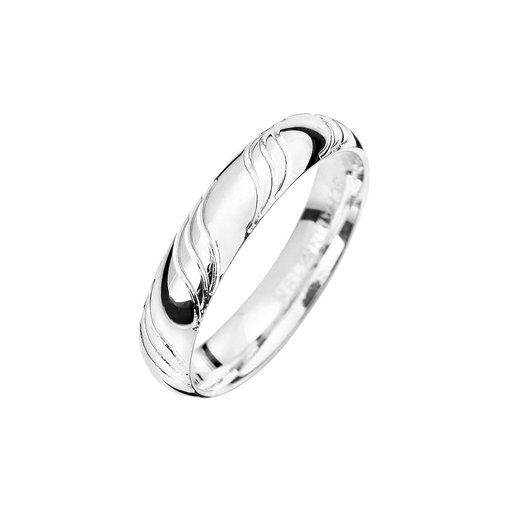 Förlovningsring i äkta silver 4mm