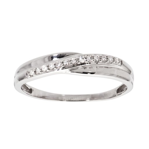 Diamantring i 18K guld