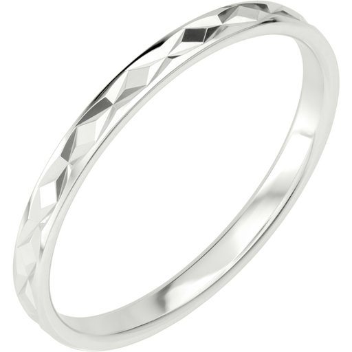 Förlovningsring i äkta silver 2mm