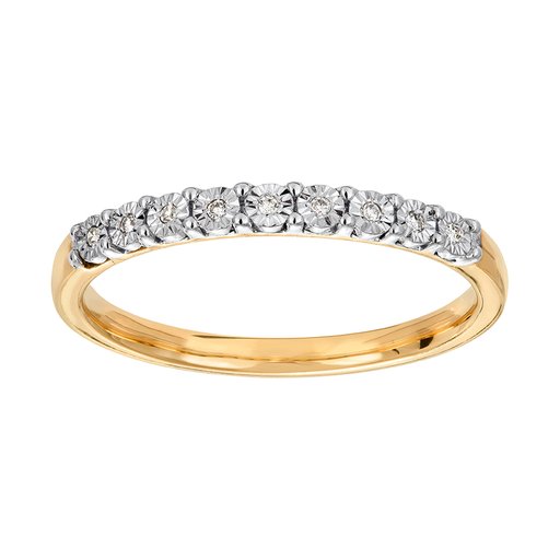 Diamantring i 18K guld
